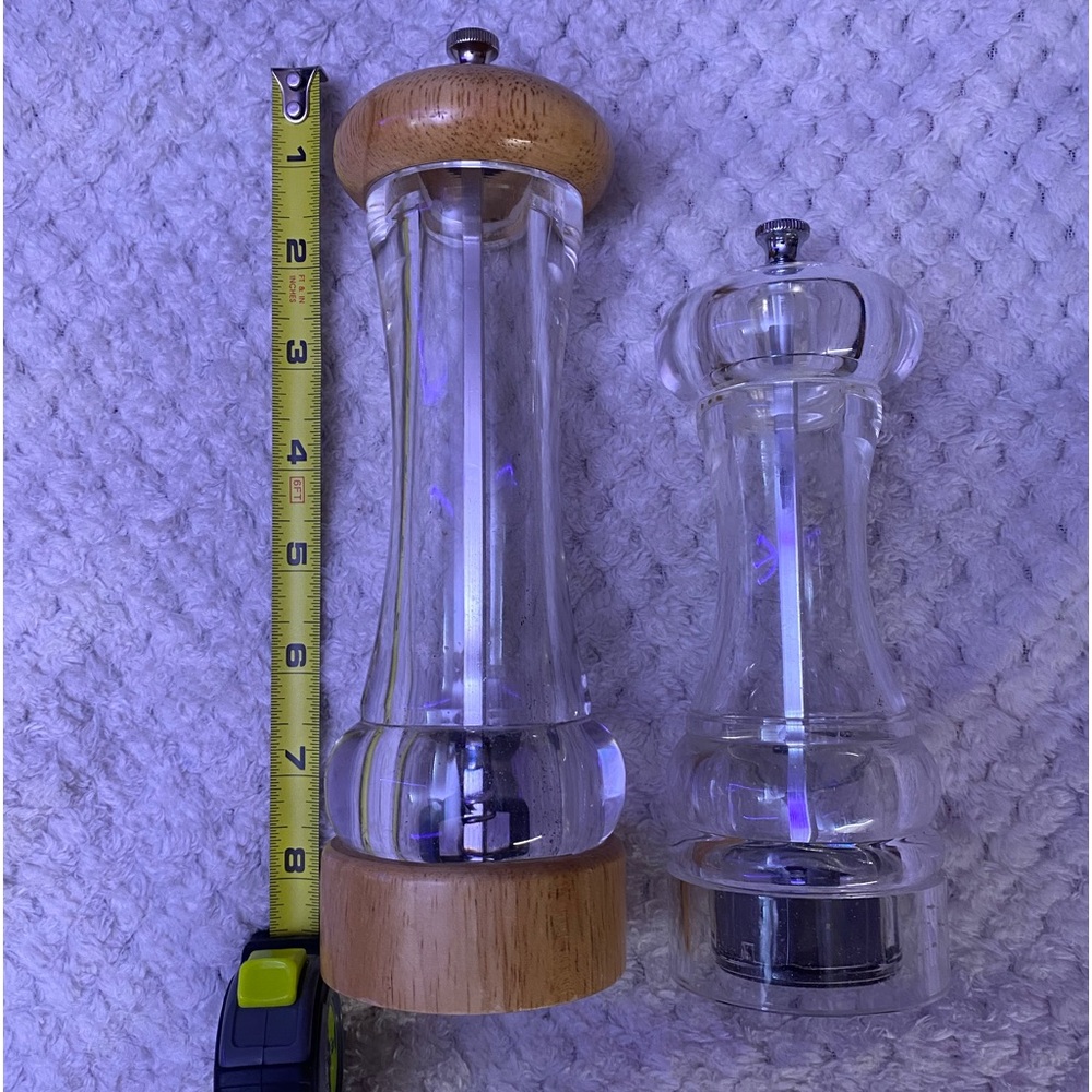 Olde Thompson Carbon Steel and Ceramic Glass Salt Mills